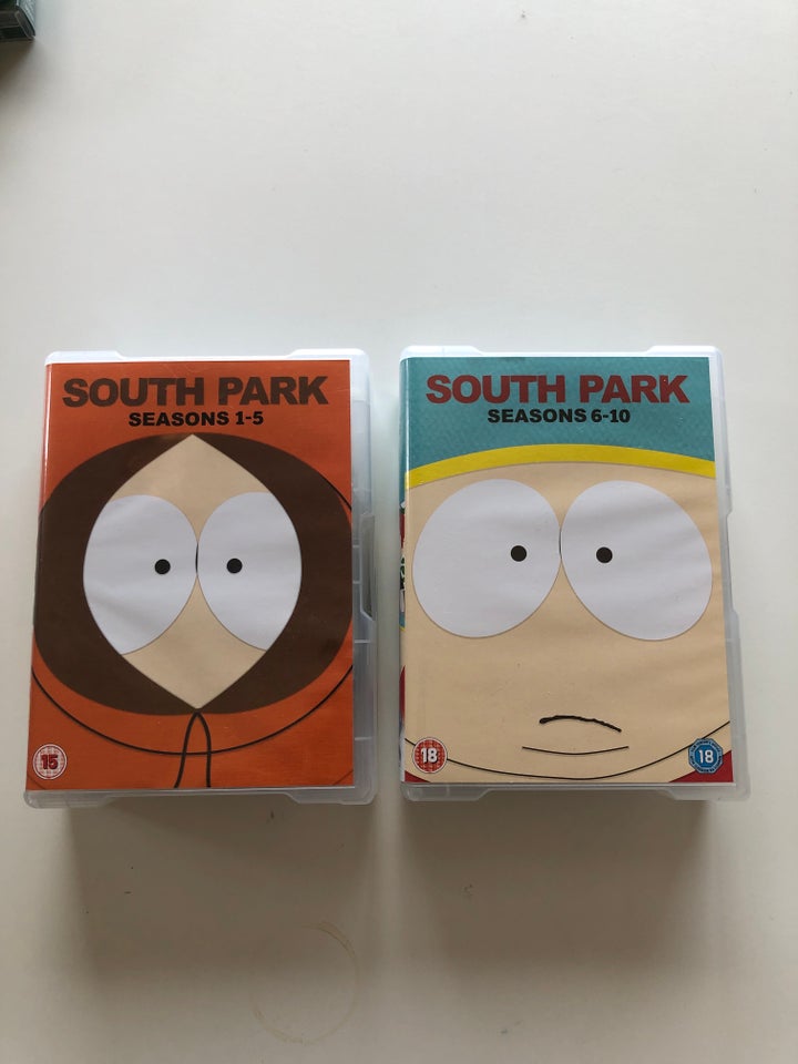 South Park seasons 1-5 & 6-10, instruktør 30 DVDer i Big box ,