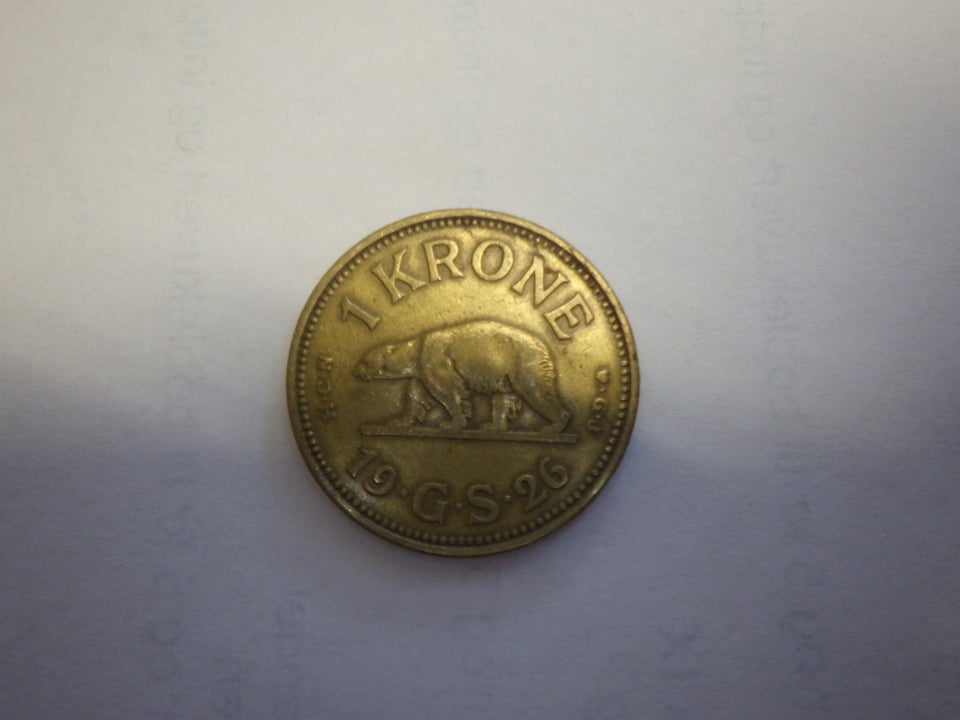 Grønland, mønter, 1 kr.