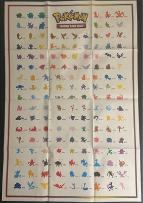 Pokémon, The Pokémon Company International, motiv: Pokémon, b: 68 h: 99, En dobbelt siddet plakat og