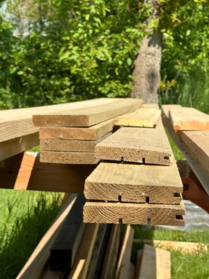 Spær, Træ, Overskud fra renovering

45x195mm høvlet spærtræ C18. 2 styk à 4,8 m 120,- kr pr styk. 

