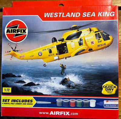 Byggesæt, Airfix Westland Sea King, skala 1:72, 
Sætte er stadig i en uåbnet og forseglet indpakning