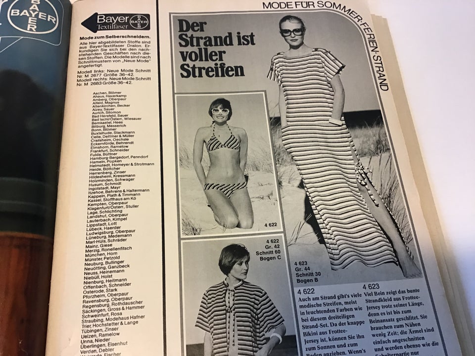 Mønster, Sy Magasin Neue Mode 4/1976