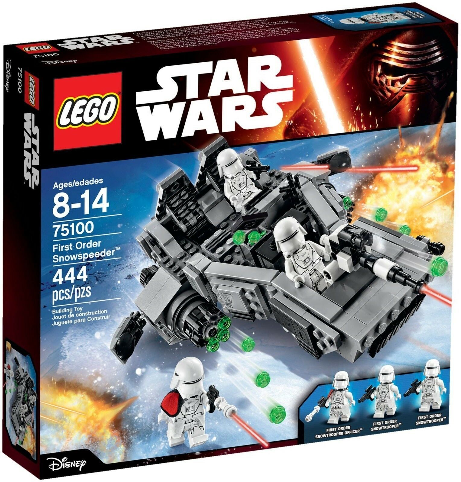 Lego Star First Order Snowspeeder UÅBNET – – Køb og af Nyt og Brugt