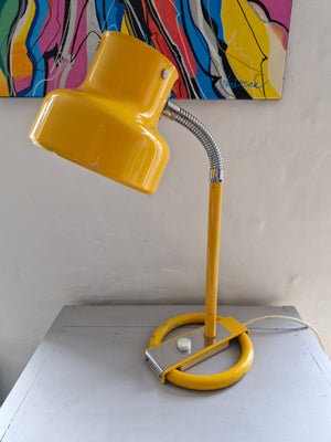 Anden bordlampe, Bumling , svensk fra 1968, Flot gullakeret ,yderst sjælden bordlampe fra det kendte