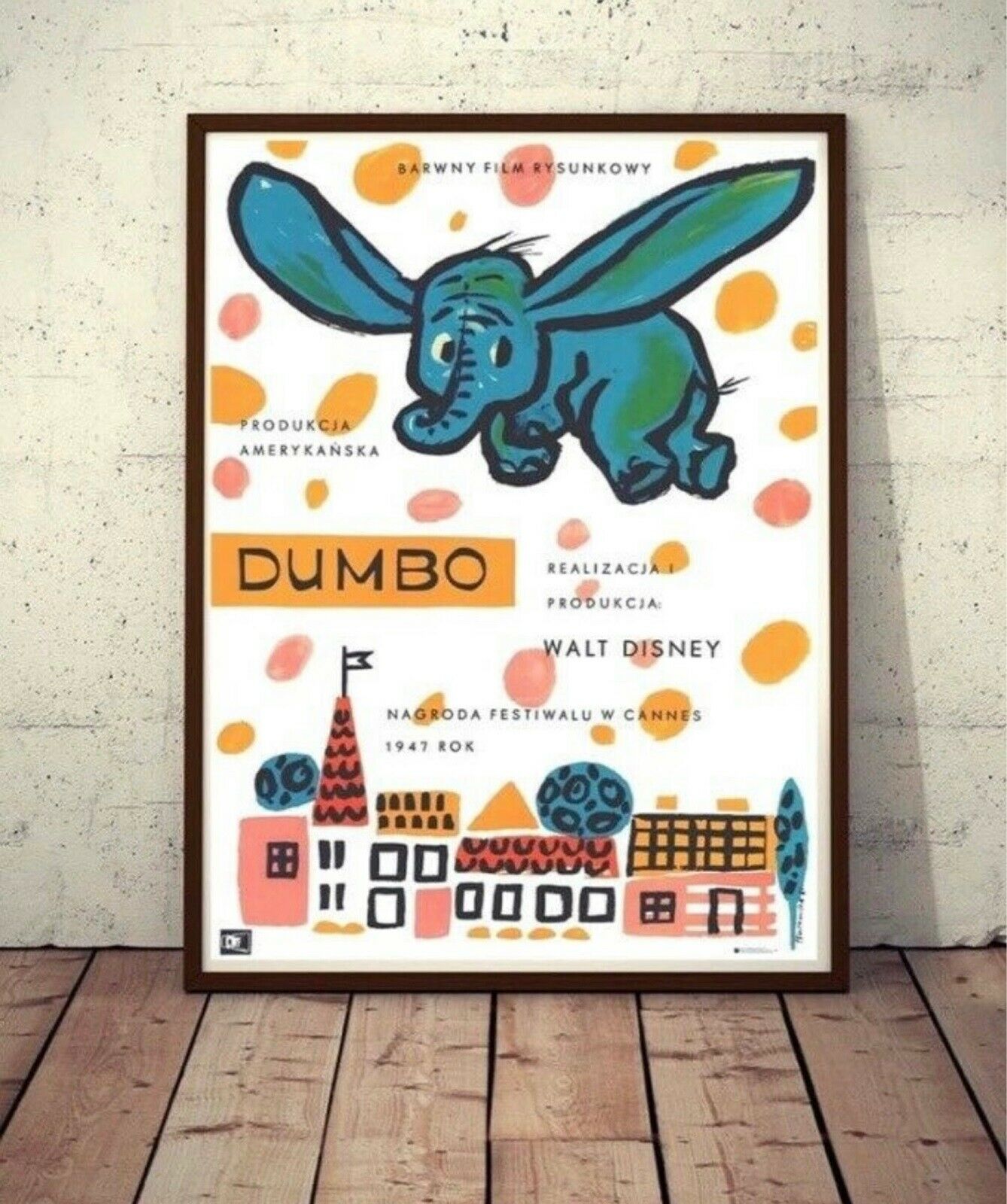 Plakat, Walt Disney Dumbo, motiv: Disney Dumbo – dba.dk – Køb af Nyt og