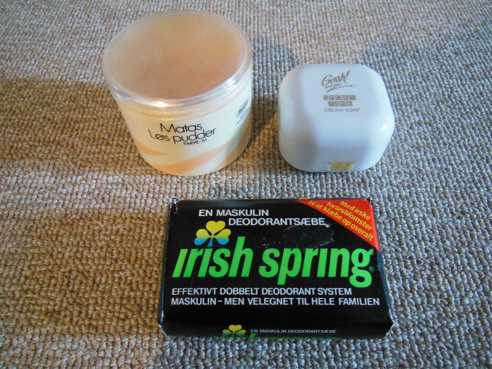 Andre samleobjekter, Irish Spring sæbe, pudder