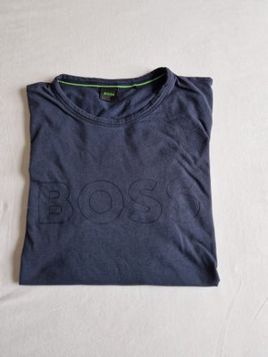 T-shirt, Hugo Boss , str. L,  Blå,  100 % bomuld ,  Næsten som ny, org. Hugo Boss t-shirt i str. L
m