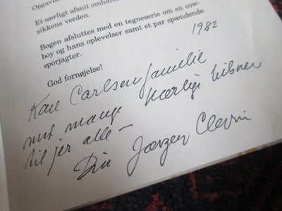 Autografer, Jørgen Clevin, Den legendariske børne tegner og legeonkel har dedikeret og signeret denn