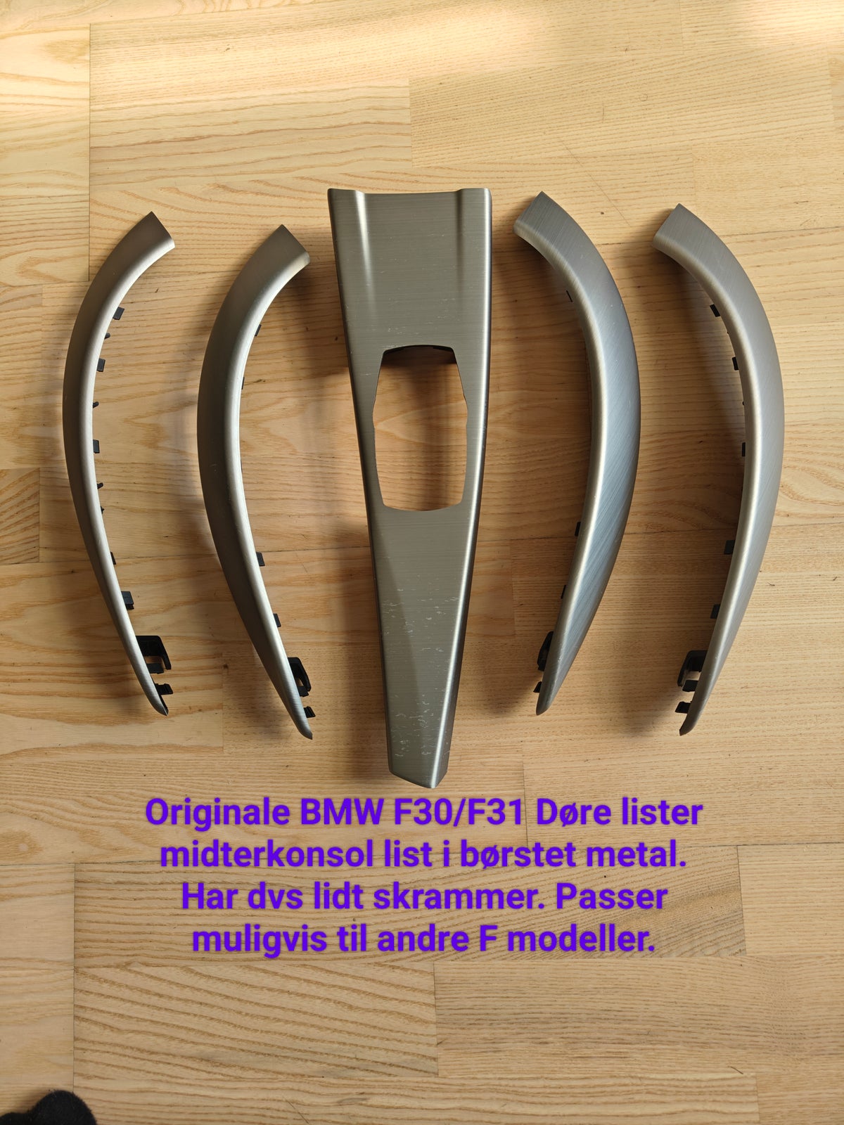 Andre reservedele, BMW F30/F31 interiør lister, BMW BMW