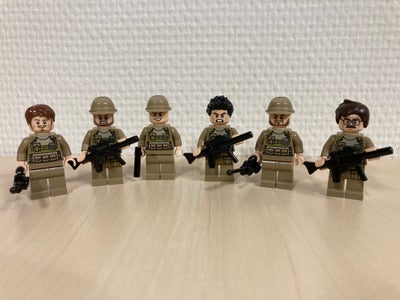 Lego Castle, Soldater, 6stk Soldater med våben/udstyr

Byg din egen Minifigur hær.

Sælges samlet fo