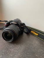 Nikon Nikon D3200 24,2 MP + Objektiv , spejlrefleks, 24.2