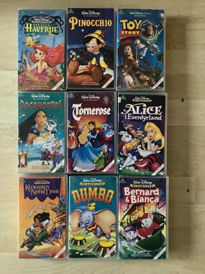 Tegnefilm, Disney Klassiker , instruktør Disney, 9 klassiske Disney film, vhs

Den lille Havfrue
Pin