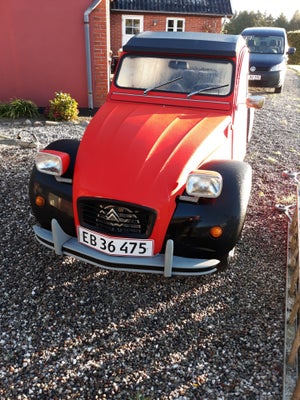 Citroën 2CV, 0,6, Benzin, 1987, km 48000, rød, nysynet, 4-dørs, Ualmindelig fin Citroen 2CV

Den har