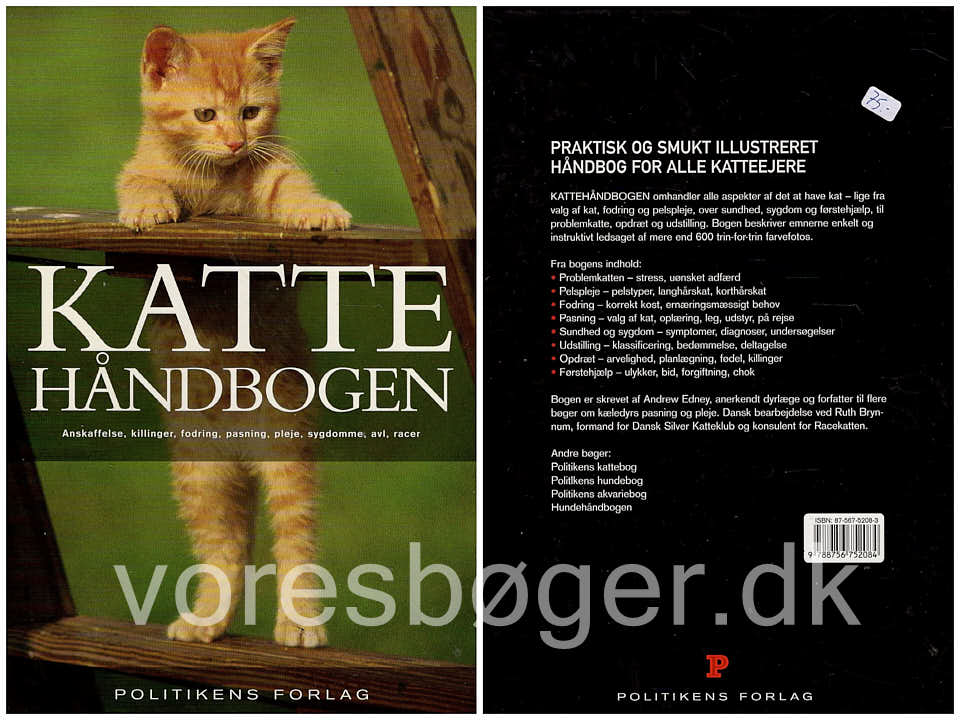 prioritet plakat fabrik Katte håndbogen, emne: dyr – dba.dk – Køb og Salg af Nyt og Brugt