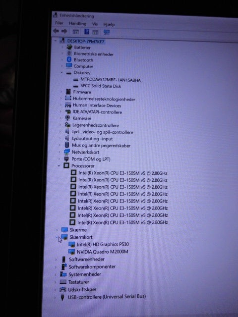 HP Zbook XEON, 2,8-4,8 GHz, 48GB GB ram