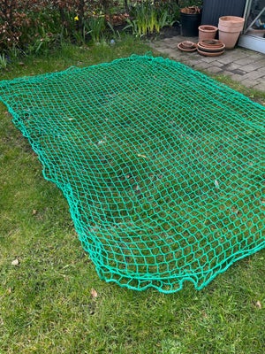 Tilbehør, ?  ?, lastevne (kg): ?, Et grønt net intakt i størrelse 170 cm x 220
cm. Har elastik i kan