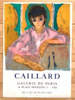 Original vintage plakat, Christian Caillard, b: 53 h: 73