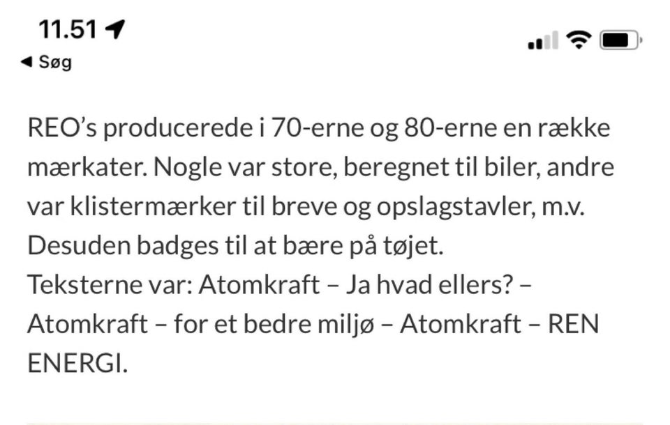 Klistermærker, Ja til A-kraft klistermærker 70’erne