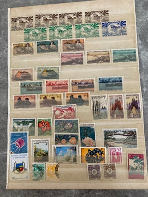 Franske kolonier, postfrisk, Enkeltmærker, Lille samling gode postfriske mærker fra Ny Caledonien. K