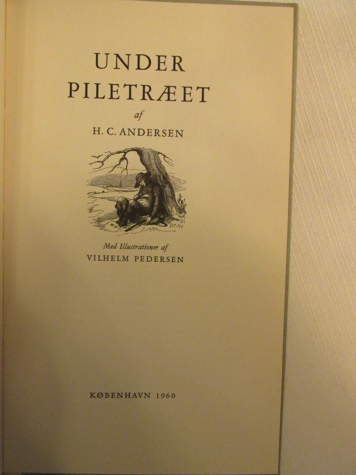 Under piletræet., H. C. Andersen, genre: eventyr