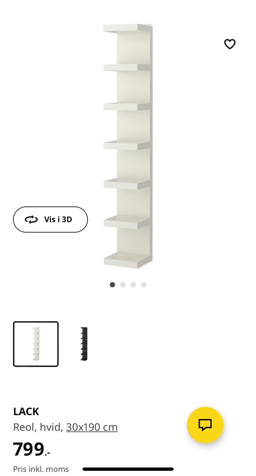 Reol, IKEA , b: 30 d: 28 h: 190