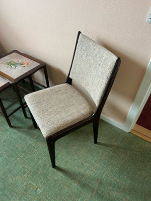 Spisebordsstol, Stof og træ, Retro, To stk af denne stol. 
Byd gerne. 