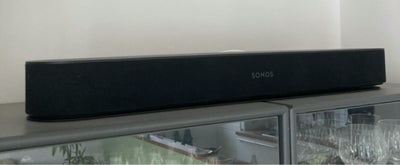 Højttaler,  SONOS, Beam,  aktiv, Perfekt, Sonos vægbeslag medfølger
Original emballage/kasse medfølg