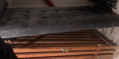 Daybed, ruskind, 1 pers. , Bolia, Meget lækker daybed - stort set ikke brugt sælges nu grundet flytn