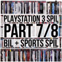 PS3 PART 7/8 BIL + SPORT SPIL PLAYSTATION 3, PS3