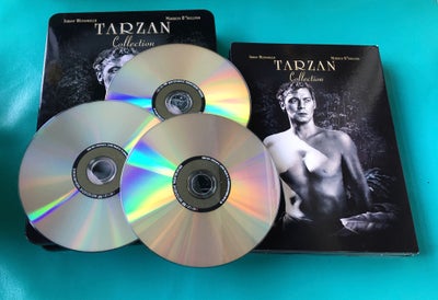 Tarzan collection (6 film/3DVD/Tin-box), DVD, eventyr – dba.dk Foto billede