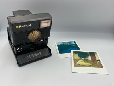 Polaroid, SLR 680, God, Polaroid kamera SLR 680 i flot stand. Det virker og der medfølger kasette me