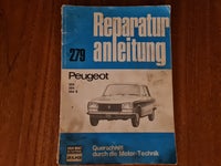 Reperationshåndbog til Peugeot 204, 304 og 304S...