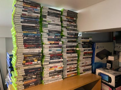 Xbox 360 lot med mere end 160 titler , Xbox 360, Stort Xbox lot sælges billigt. Spillene er i orden.