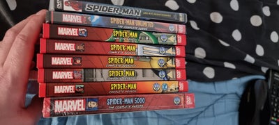 Spider-man Animated Series, Unlimited, 5000, mm.  , DVD, animation, 
Sælges kun samlet. 

Fragt til 