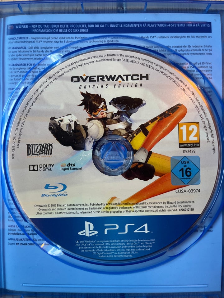 Overwatch, PS4, action