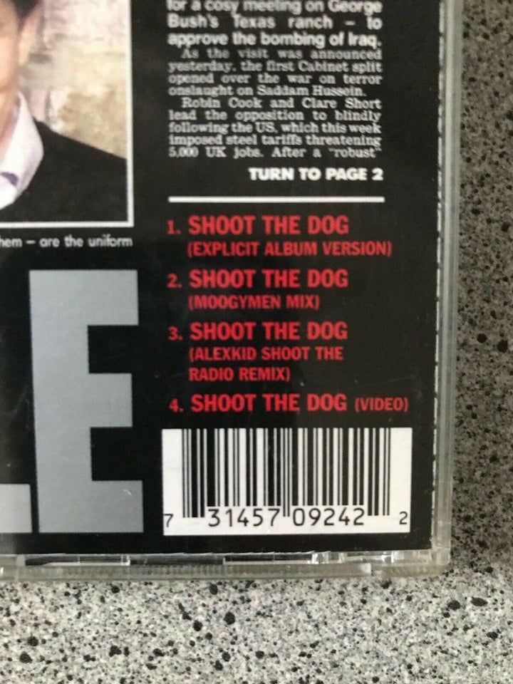 George Michael: Shoot the dog, pop