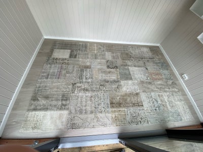Løst tæppe, Carpetvista, Håndlavet patchwork tæppe, der er produceret af ældre tæpper 20 til 50 år g