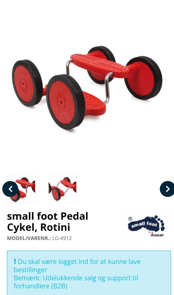 Andet legetøj, Go-go pedal cykel