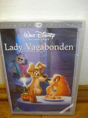 Lady og Vagabonden, DVD, animation, Walt Disney tegnefilm nr. 15 fra 1955.

Tlf. 9385 3436

Sender g
