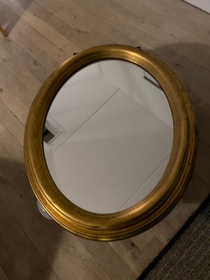 Vægspejl, b: 50 h: 59, Antikt look, spejl intakt - mål er med rammen.