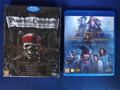 Pirates of the Caribbean, Blu-ray, eventyr, Pirates of the Caribbean 

Alle 5 film 

Dk tekst