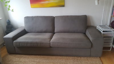 Sofa, 3 pers. , IKEA Kivik, Grågrøn. Velholdt og uden huller og pletter. Virkelig god sidde- og ligg