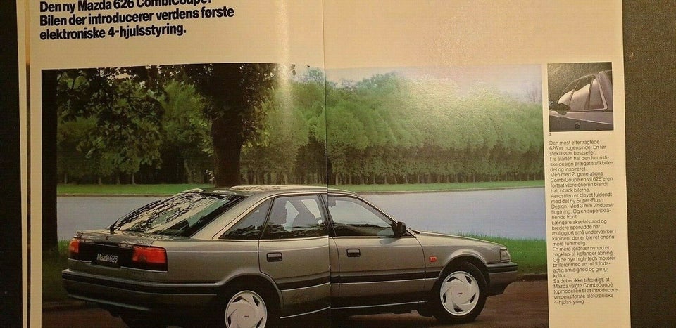 Brochure, Mazda 626