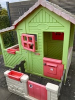 Legehus, Retro plast legehus fra Snoby / rød / grøn plastic