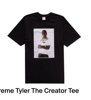 T-shirt, Supreme, str. XL,  Sort,  Ubrugt, Supreme tyler the creator photo tee
Størrelse XL sort 
DS