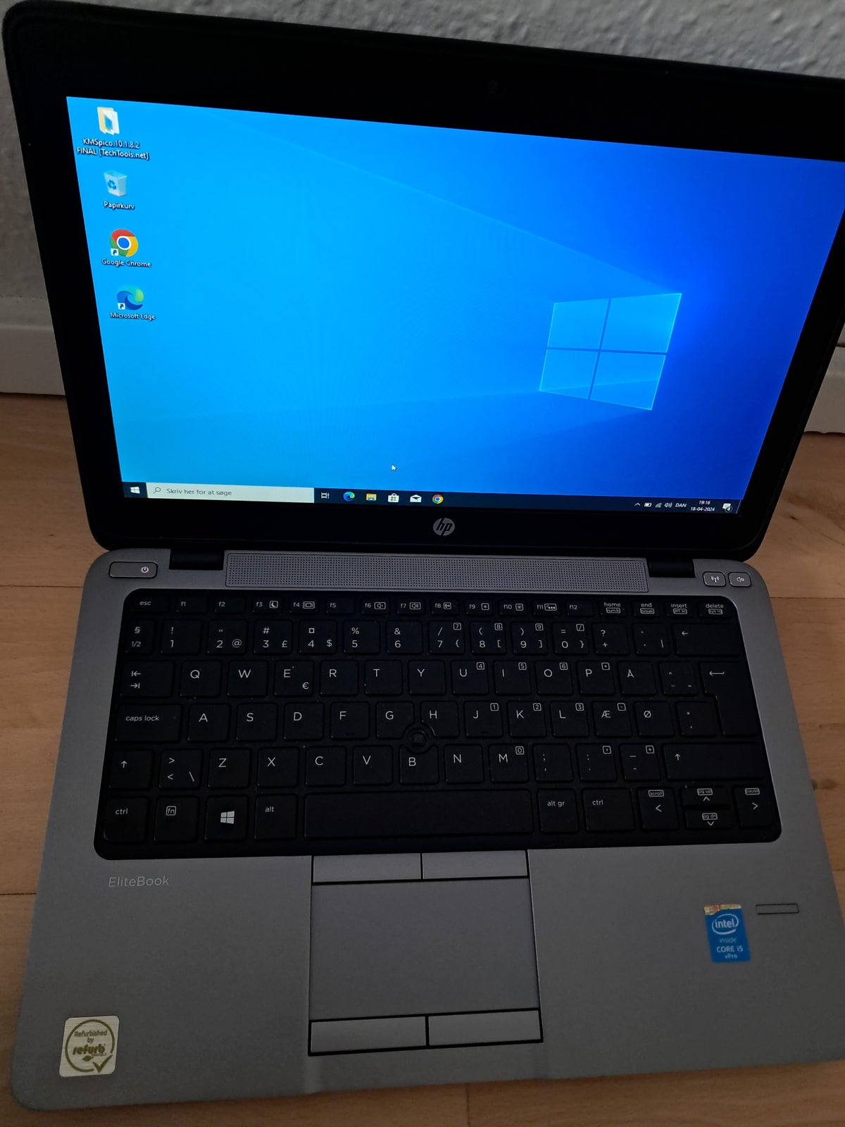 HP EilteBook 820, Intel i 5-4310U 2.60 GHz, 8 GB ram