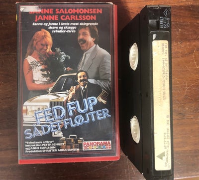 Anden genre, Fed fup så det fløjter, Udlejningskassette. 1985. Danske undertekster. Svindlande affar