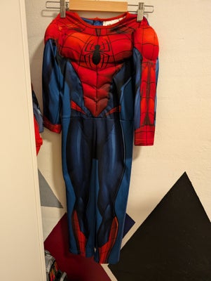 Udklædningstøj, Spiderman, H&m, str. 104, Spiderman udklædning fra h&m i str. 104
Brugt, men fin. Sæ