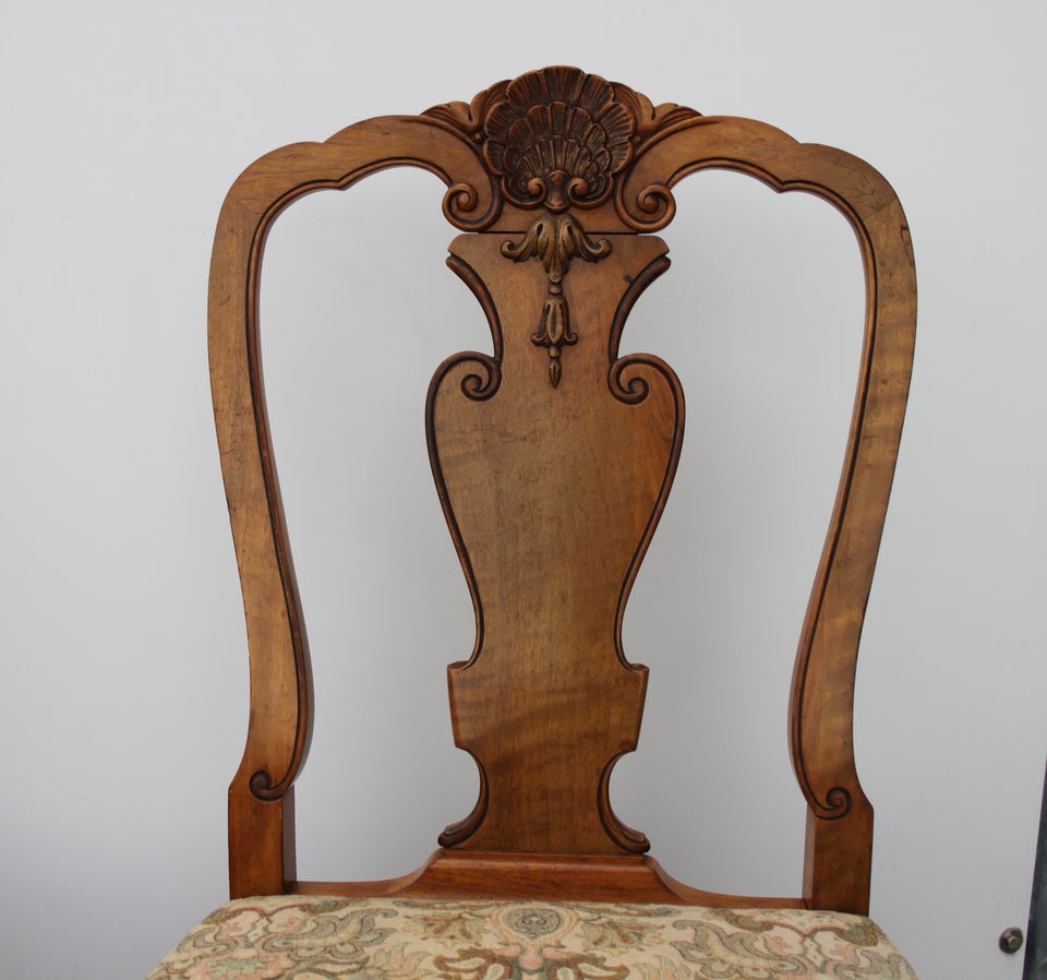 Antik stol 2 stk. , 150 år gl., b: 48 d: 46 h: 98