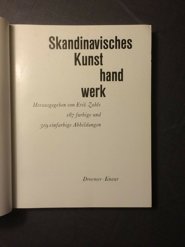 Skandinavisches Kunsthandwerk mit 506 Abbildungen, Erik